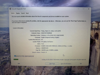 ნოუთბუქი HP 15s-fq3011ur  ID: CALL-IV