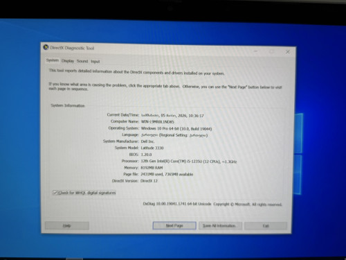 ნოუთბუქი Dell Latitude 7MRSLX3  I5-1235U ID : 534849-R